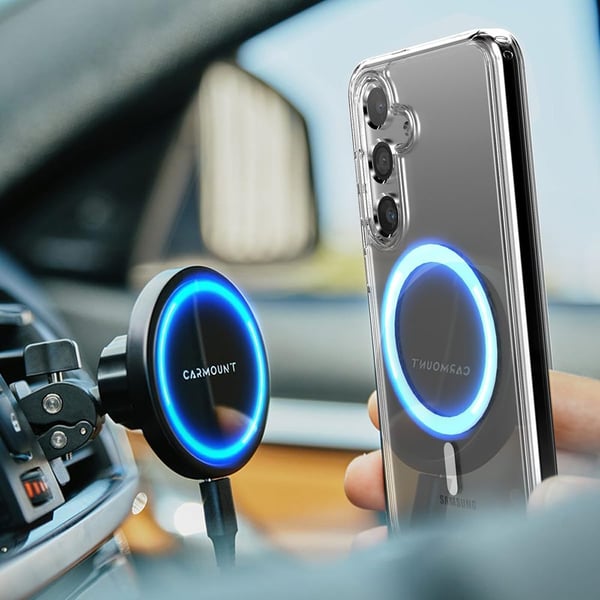 Smsung Galaxy S25 - Magnetiskt Praktiskt med stötskydd