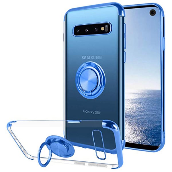 Stötdämpande Silikonskal med Ringhållare - Samsung Galaxy S10E