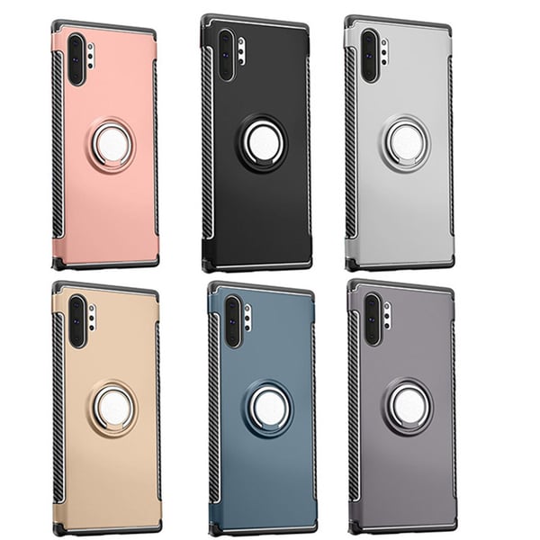 Samsung Galaxy Note10+ - Skyddande Skal med Ringhållare