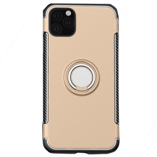 iPhone 11 Pro Max - Genomtänkt Skyddsskal med Ringhållare