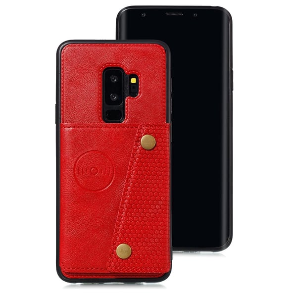 Samsung Galaxy S9 - Genomtänkt Retro Skal med Korthållare