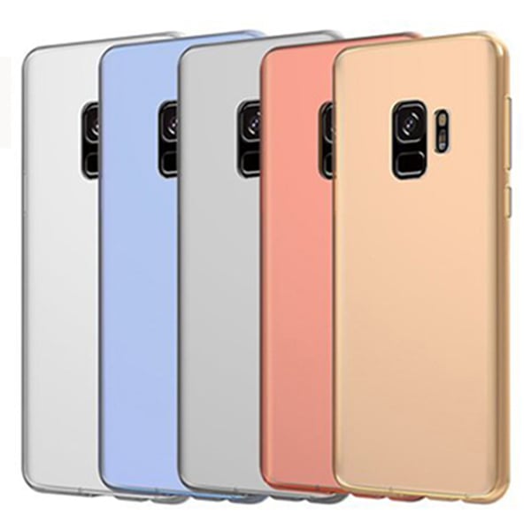 Stilsäkert Dubbelsidigt Silikonskal - Samsung Galaxy S9