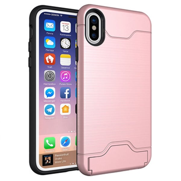 Praktiskt (Jensen) Skal med Kortfack - iPhone XS MAX