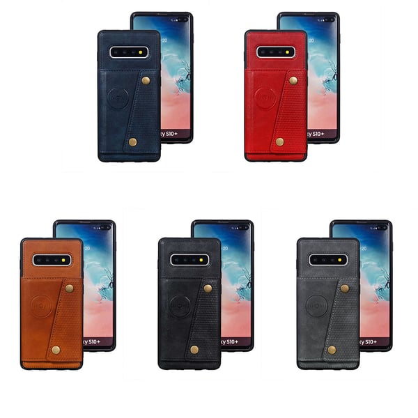 Smidigt Skal med Korthållare - Samsung Galaxy S10+