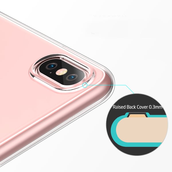 Stötdämpande Silikonskal till iPhone XR