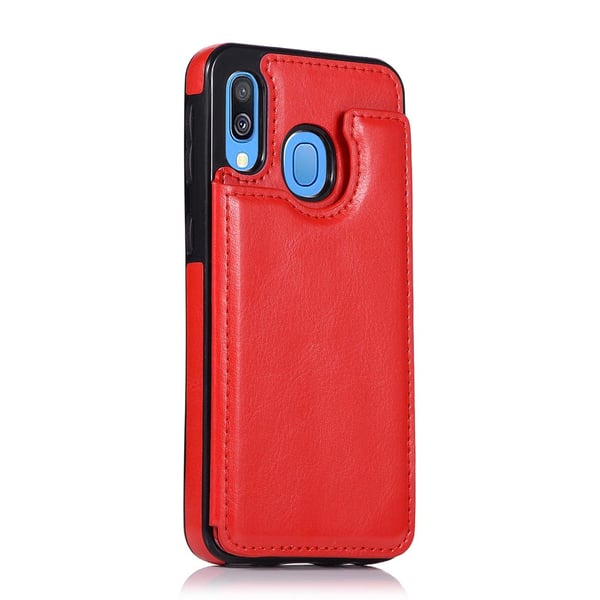 Effektfullt Skal med Korthållare - Samsung Galaxy A40