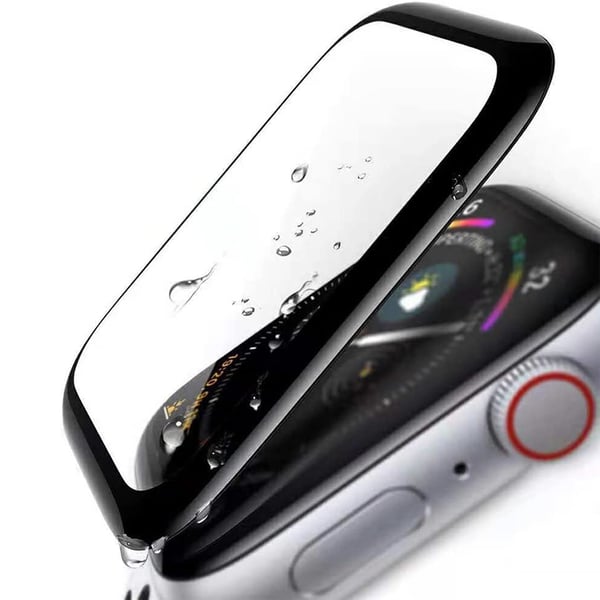3-PACK Skärmskydd Apple Watch Series 1/2/3 38/42mm (Svart ram)