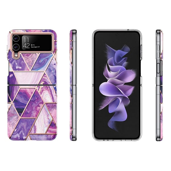 Elegant Skal i Marmordesign - Samsung Galaxy Z Flip 3