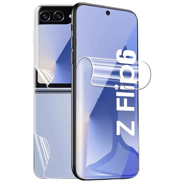 Skydd för Skärm & Baksida - Galaxy Z Flip 6 Hydrogel 0,3mm 3in1