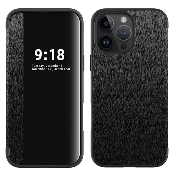 iPhone 16 Pro Max Fodral - Exklusiv Design med Smart Fönster