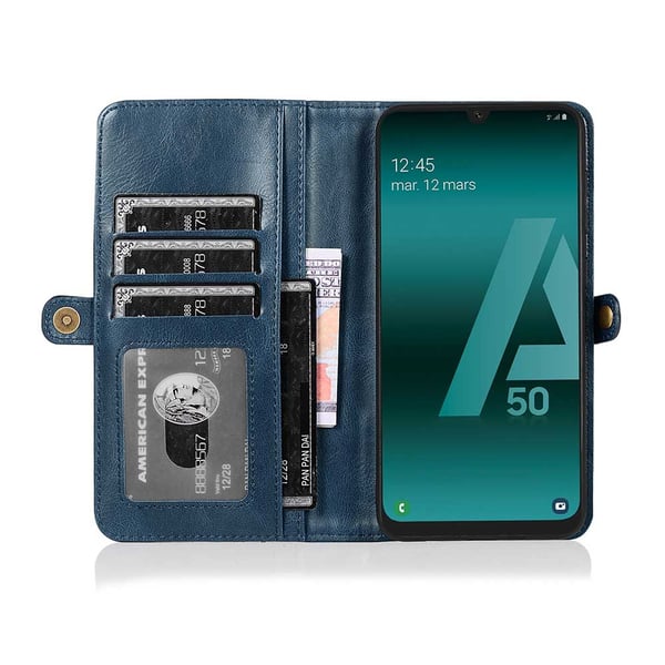 Samsung Galaxy A50 - Elegant Dubbel Plånboksfodral