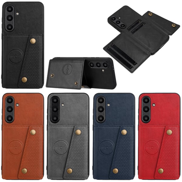 Samsung Galaxy S25 Plus Retro Skal med Kortfack & Magnet
