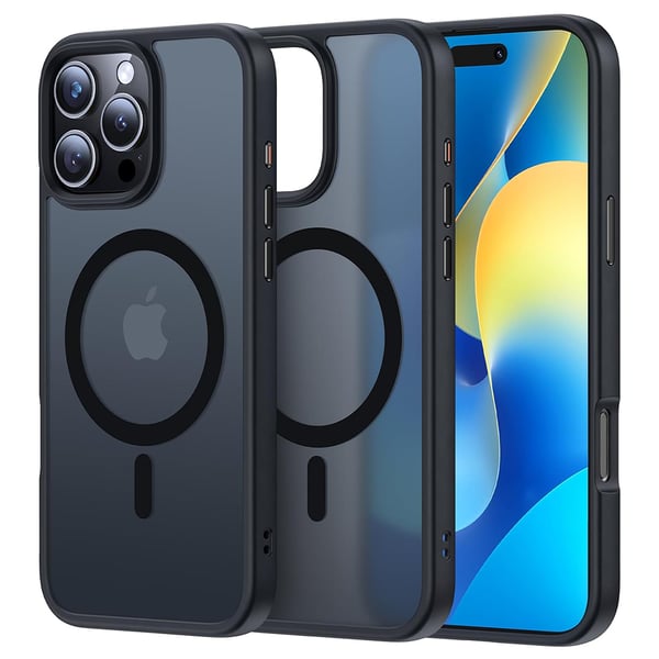 Perfekt Passform & Magnetiskt Grepp - iPhone 16 Pro Skal med Translucent Baksida