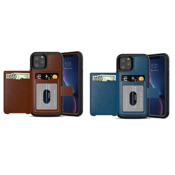 Genomtänkt Skal med Korthållare - iPhone 11