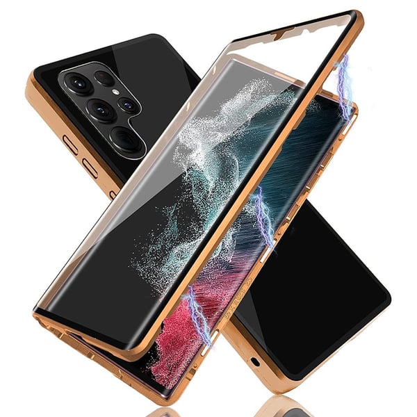 Smidigt Dubbelsidigt Magnetiskt Skal - Samsung Galaxy S22 Ultra
