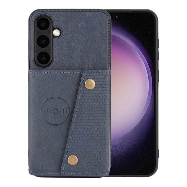 Lyxigt PC-läder Retro Flip Fashion Plånboksfodral för Galaxy S23 FE