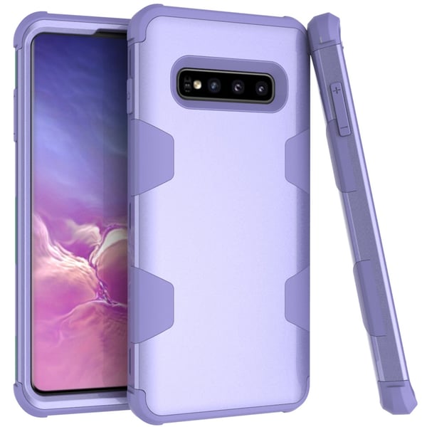 Samsung S10 Plus - Elegant och Skyddande Skal "Rugged Robot"
