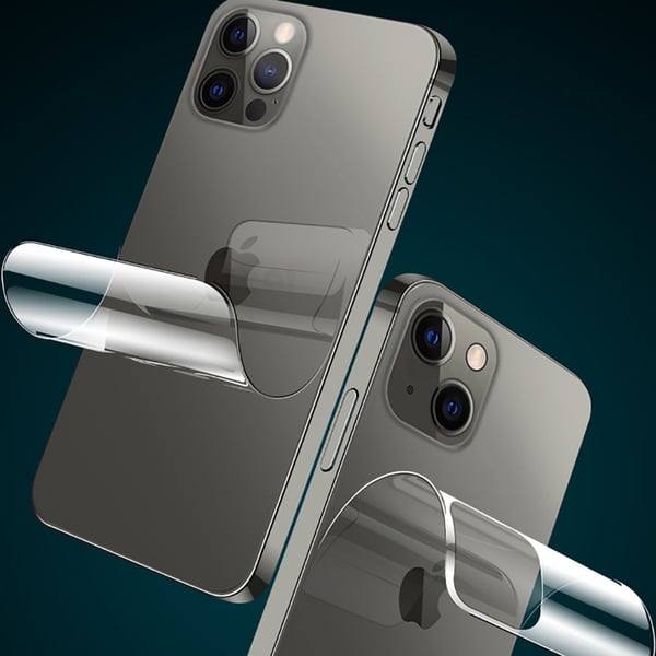 2-PACK iPhone 13 Pro Hydrogel Baksida Skärmskydd 0,3mm