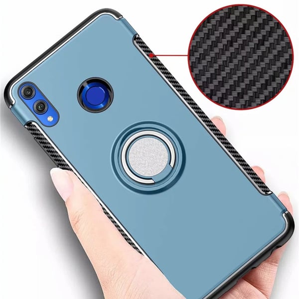 Praktiskt Skal med Ringhållare - Huawei P Smart 2019