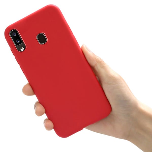 Samsung Galaxy A20E - Stilsäkert Skyddsskal i Silikon