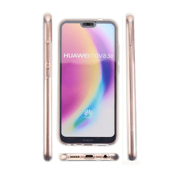 Huawei P20 Lite - Silikonskal Dubbelsidigt Touchfunktion