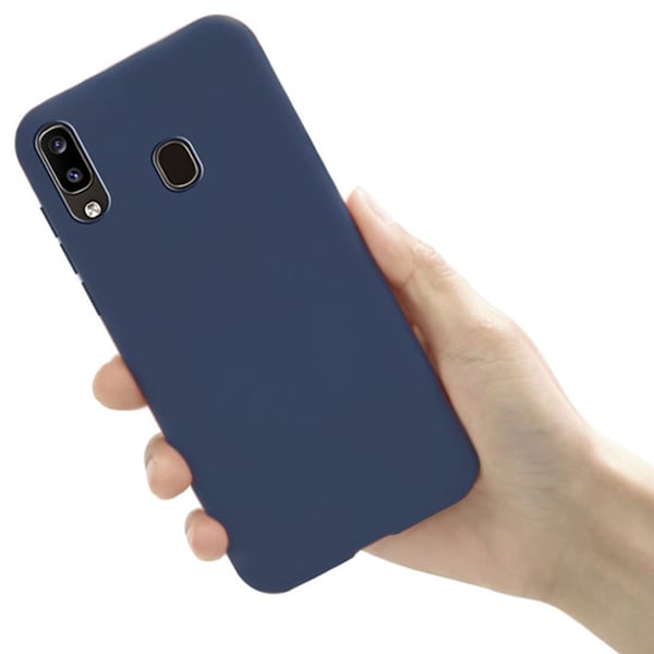 Samsung Galaxy A20E - Stilsäkert Skyddsskal i Silikon