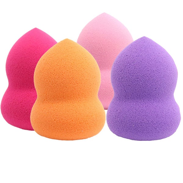 4 Stycken Kosmetiska Makeup Puffar / Svampar