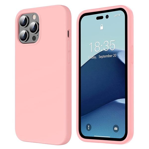 Tunt och Skyddande Silikonskal - iPhone 14 Pro Max
