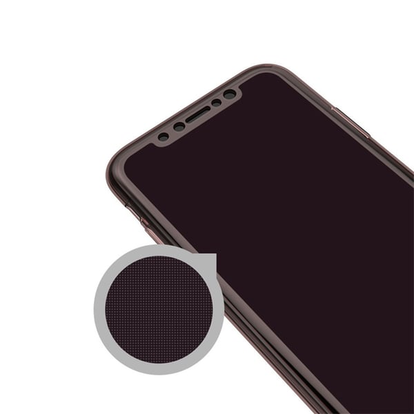 iPhone XS Max - Crystal-fodral med Touchfunktion