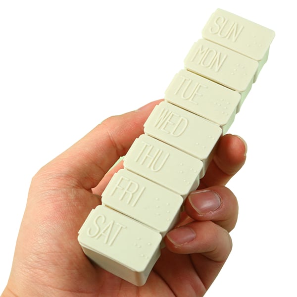 Dosett med 7-Fack (Veckodosett) Medicindosett