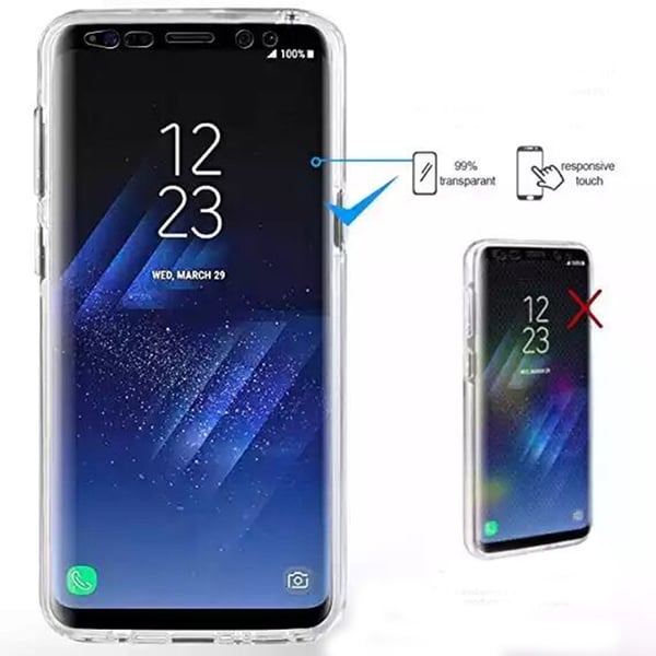 Dubbelt Silikonfodral med Touchfunktion - Samsung Galaxy S10e