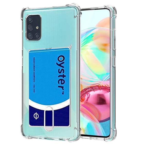Slittåligt Skal med Korthållare - Samsung Galaxy A71