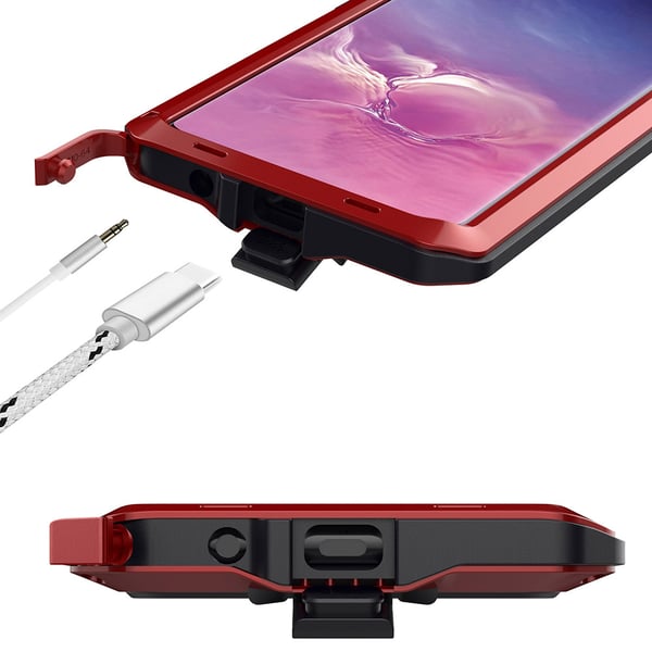 Samsung Galaxy S10 Plus - Skyddande Skal i Aluminium