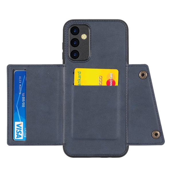 Lyxigt PC Läder Retro Flip Fashion Plånboksfodral För A55 5G
