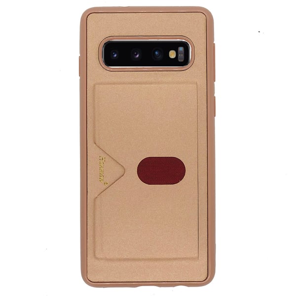 Elegant Smart Skal med Kortfack - Samsung Galaxy S10+