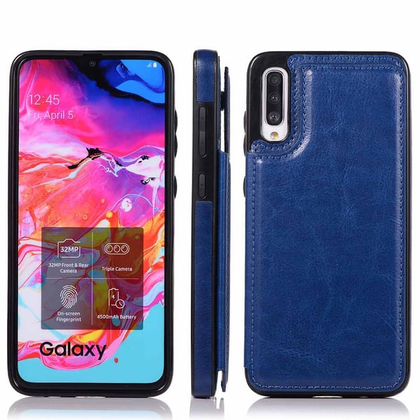 Genomtänkt Skal med Korthållare - Samsung Galaxy A70