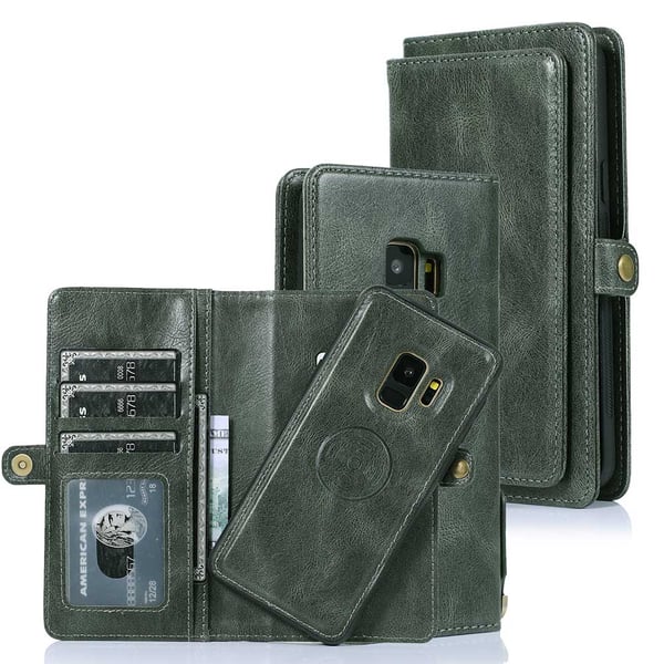 Smidigt Dubbelt Plånboksfodral - Samsung Galaxy S9