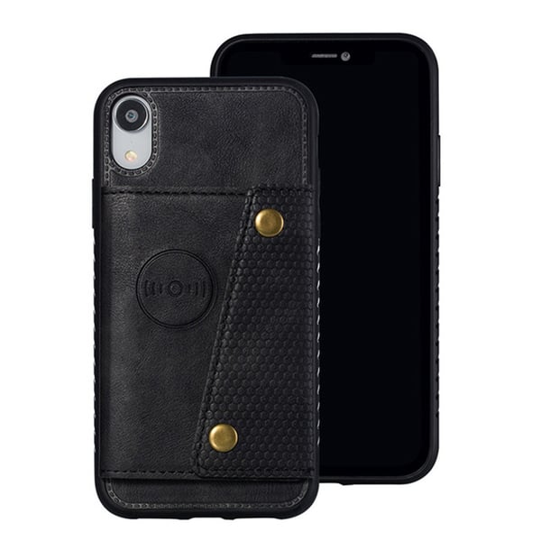 Genomtänkt Stöttålig Skal med Korthållare - iPhone XR