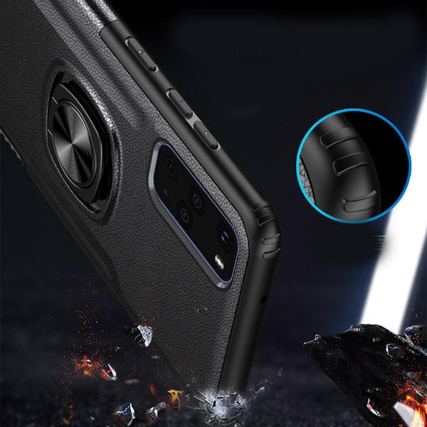 Samsung Galaxy S20 Plus - Skal med Ringhållare LEMAN