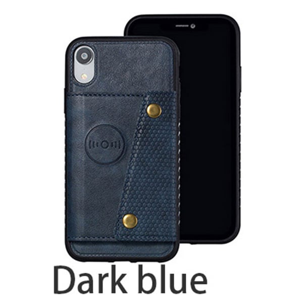 Genomtänkt Stöttålig Skal med Korthållare - iPhone XR