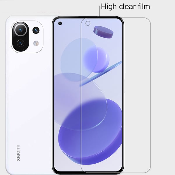 2-PACK Mjukt Skärmskydd PET 0,3mm Xiaomi Mi 11
