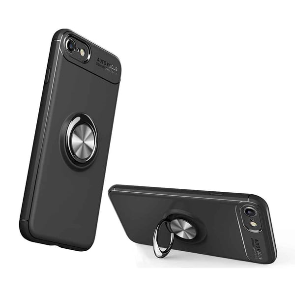 iPhone 8 - Auto Focus Skal med Ringhållare