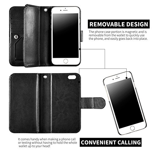 iPhone 6/6SPlus- Elegant Praktiskt 9-Kortsfodral av LEMAN