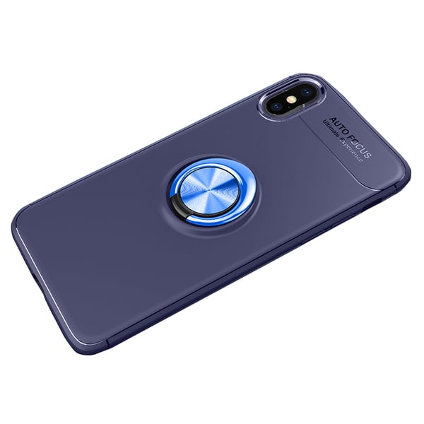 iPhone XR - Praktiskt Skal med Ringhållare (AUTO FOCUS)