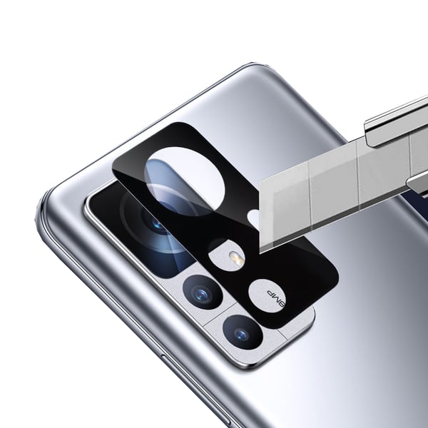 2-PACK Xiaomi 12T 2.5D Kameralinsskydd HD 0,2mm