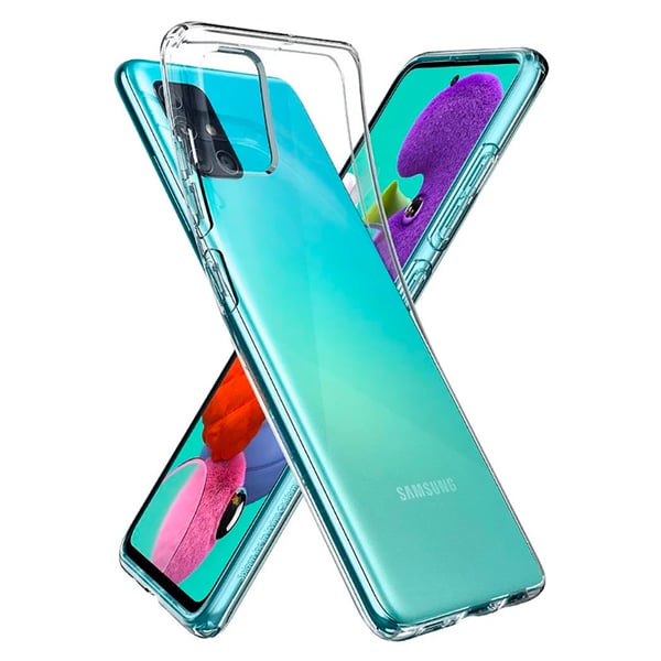 Samsung A54 5G -Tunt Transparent Silikonskal Hög Absorvationsförmåga