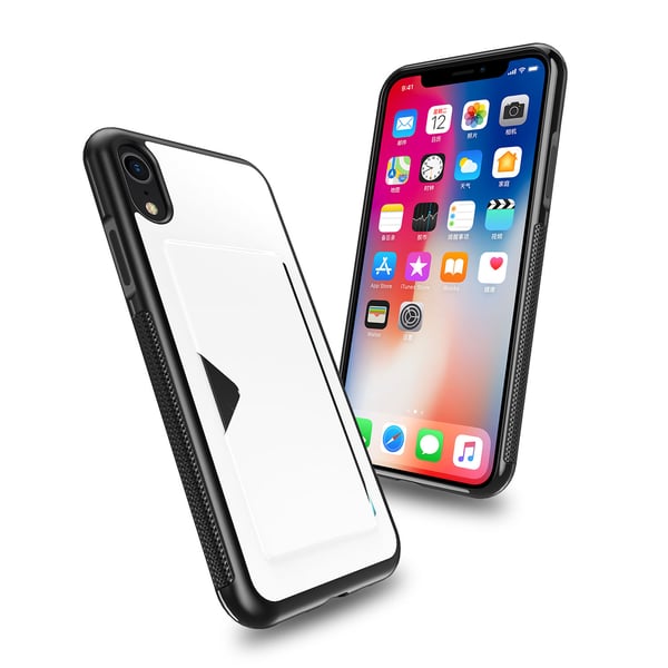 Stilrent Skal med Kortplats för iPhone XS Max