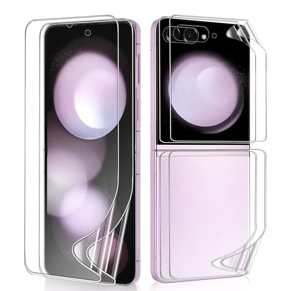 Skydd för Skärm & Baksida - Galaxy Z Flip 6 Hydrogel 0,3mm 3in1