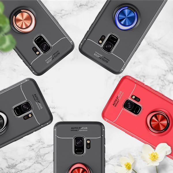 Robust Skyddsskal med Ringhållare till Samsung Galaxy A6 2018