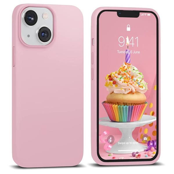 iPhone 14 - Stilrent Tunt Skyddande Silikonskal LEMAN